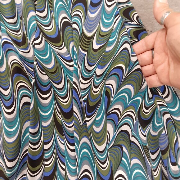 Dressbarn Dress Size 10 Sleeveless, Pullover Boho-Chic, Pockets Scoop Neck - Picture 6 of 8